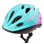 Kask rowerowy dla dzieci Meteor KS07 M 52-56 cm Apper miętowy/różowy
