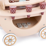 Wooden Ice Cream Cart beige
