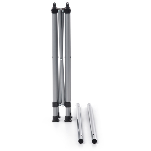 Meteor Bankada folding table silver