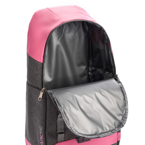 Cooler backpack Meteor Arctic 20 l pink/grey melange