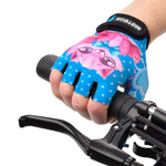 Meteor Kids S Kitty cycling gloves