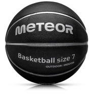Piłka do koszykówki treningowa Meteor Cellular 7 czarny/srebrny
