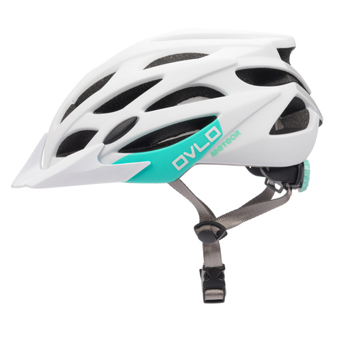 Kask rowerowy Meteor Ovlo M 55-58 cm biały/miętowy