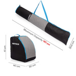 Ski set Meteor Norse grey/black