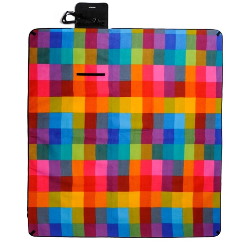 Picnic Blanket Meteor XL 180x200 cm Multicolor checker
