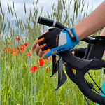 Bike gloves Meteor Gel GX36 XL blue/orange