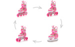 Inline skates Meteor 4in1 Bunny M 34-37