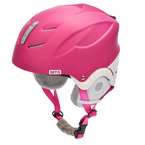 Ski helmet Meteor Lumi S 53-55 cm pink / white