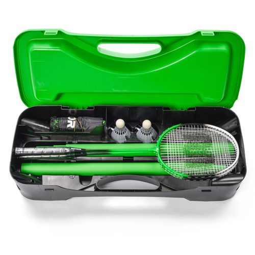Zestaw do badmintona Meteor Serve miętowy