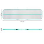 Inflatable air track Meteor 400 cm mint