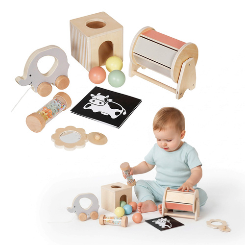 Drewniany zestaw Montessori