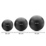Piłka fitness Meteor 55 cm czarna