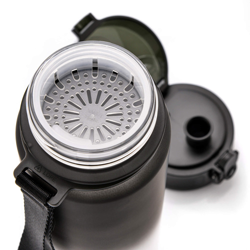 Sports water bottle Meteor 500 ml dark green
