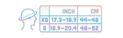 Kask rowerowy Meteor KS07 S 48-52 cm Colourful flowers