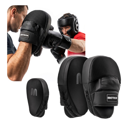 Boxing Focus Pads Meteor training, pair, synthetic PU leather