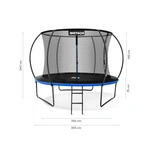 Trampoline Meteor TRP-10ft 305 cm blue