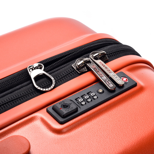 SwissBags Cosmos Medium Suitcase 65cm Dark orange