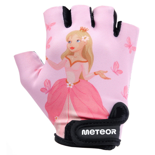 Meteor Kids M Princess cycling gloves