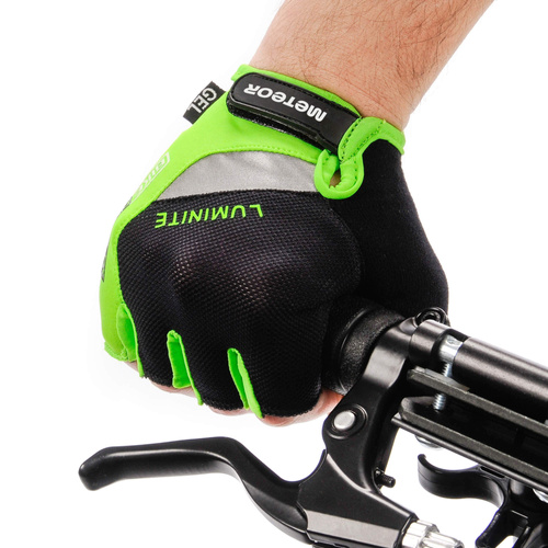 Bike gloves Meteor Gel GX31 S green