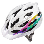 METEOR CYCLING HELMET Shimmer M 55-58 cm white