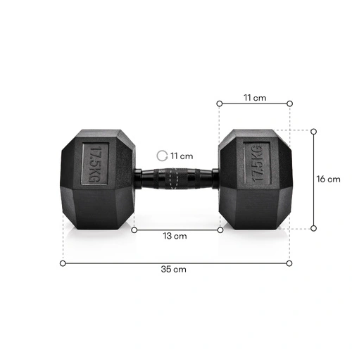 Meteor Hexagonal Dumbbell 17.5 kg