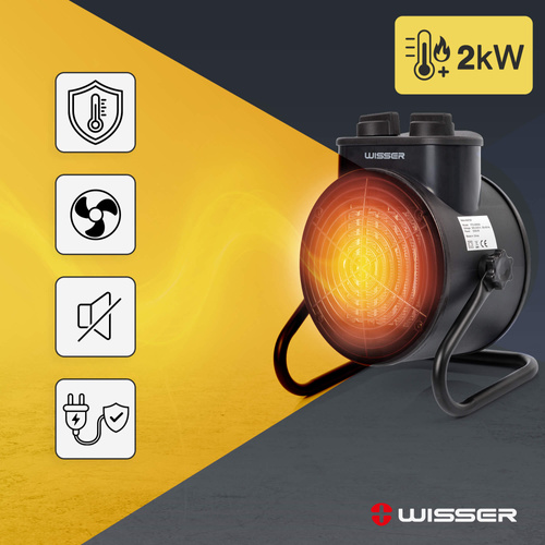 Nagrzewnica elektryczna Wisser PTC-2000S 2000 W