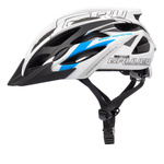 Kask rowerowy Meteor Gruver S 52-56 cm biały/czarny/niebieski