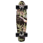 Plastic skateboard Meteor Multiboard Flowers Black