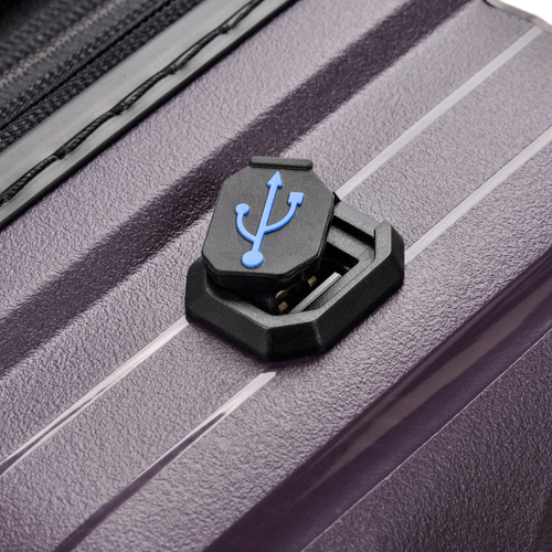 Swissbags Echo cabin case 55 cm purple