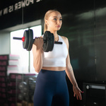 Meteor 30 KG bituminous dumbbell set