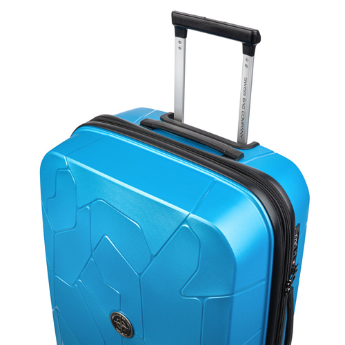 Średnia walizka SwissBags Lava 66 cm niebieski