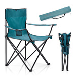 Meteor Quay folding chair sea colour