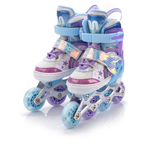 Rolki 4w1 Meteor dla dzieci S 30-33 Mermaid