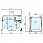 Portable refrigerator Meteor CX40 39 l