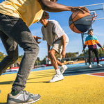 Piłka koszykowa Meteor What's up 7 morski/pomarańczowy