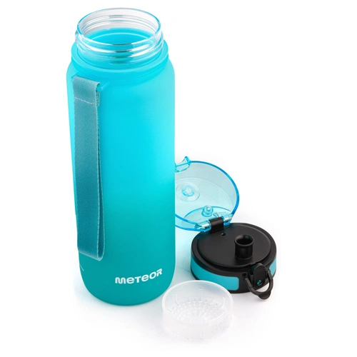 Bidon sportowy Meteor 800 ml zielony/błękitny