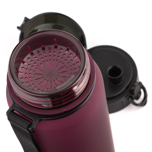 Bidon sportowy Meteor 650 ml bordowy