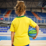 Piłka do koszykówki Meteor Layup 1 niebieski/zielony