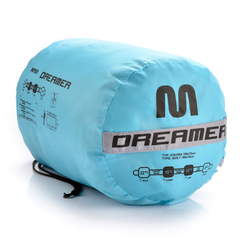 Meteor Sleeping bag Dreamer L blue/gray