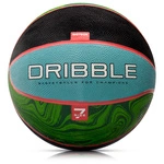 Piłka do koszykówki Meteor Dribble niebieski/zielony