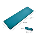 Self inflating mat Meteor 180×50×2,5 cm sea color