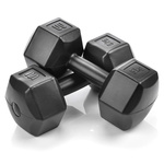 Cement dumbbell set 2x5 kg Meteor