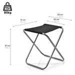 Meteor Rest stool black
