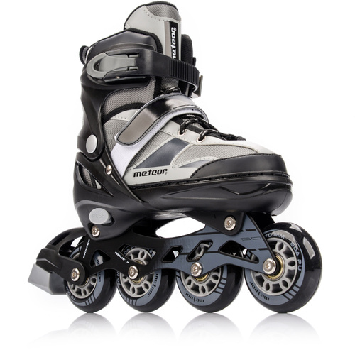 Rolki Meteor 2w1  S 30-33 szary