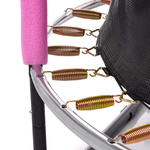 Mała trampolina dla dzieci Meteor TRP-70 140 cm różowy