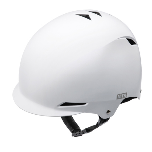 Kask rowerowy dla dzieci Meteor KS02 M 52-56 cm biały