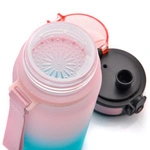 Meteor sports water bottle 350 ml pink/turquoise