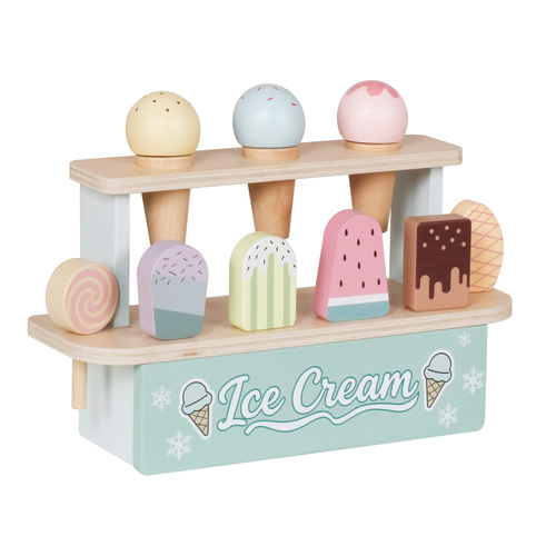 Wooden Ice Cream Cart