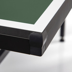 Zestaw stół do tenisa stołowego Meteor zielony plus siatka rollnet, 2 rakietki, 3 piłeczki