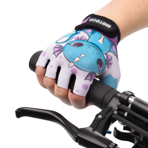 Meteor Kids XS Dragon cycling gloves